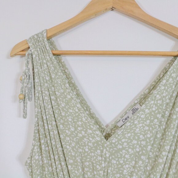 *DEX Green Floral Maxi Dress - Picture 6 of 7